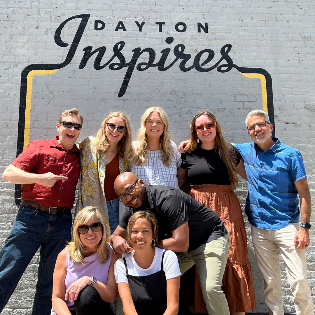 Dayton Inspires Oregon District Sign