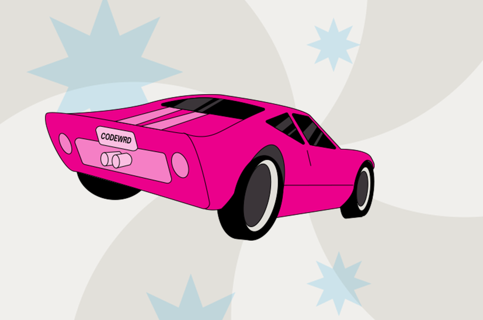 pink car