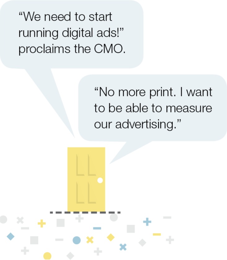 CMO door graphic