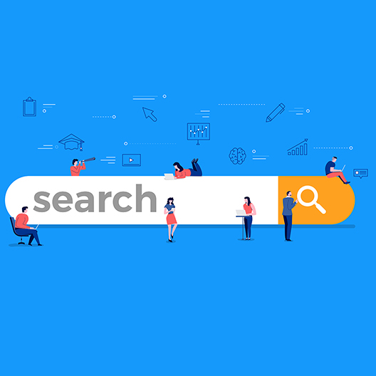 Search bar illustration thumbnail